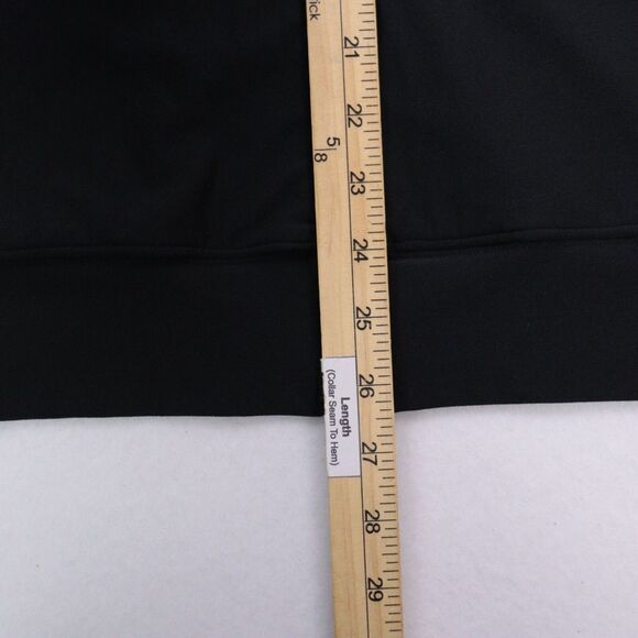 Vintage Nike Jacket Mens XL Black 90s Zip Up Windbreaker Track Sports Stretch - Picture 8 of 9